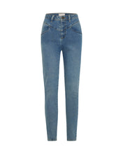Load image into Gallery viewer, Denim high waisted skinny jeans

