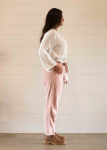 Load image into Gallery viewer, Tuscan Stone Linen Pant - Pink
