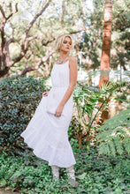 Load image into Gallery viewer, White Maxi dress on model

