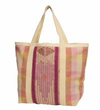 Load image into Gallery viewer, Coloured woven tote bag
