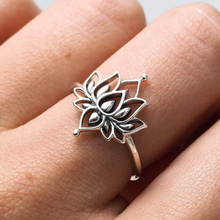 Load image into Gallery viewer, R578 - White Lotus Ring
