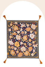 Load image into Gallery viewer, Nightshade floral picnic rug
